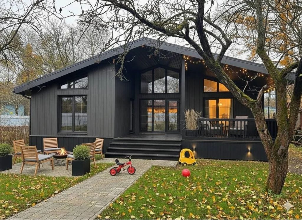 Каркасный дом в Жаворонках — 168 м²